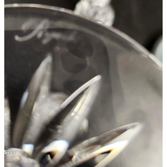 Crystal Candlestick Holders Rogaska Richmond 8" tall Set of 2 - Picture 12 of 12